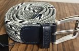 KINGSLAND GEVLOCHTEN RIEM JAN GRIJS 100 CM