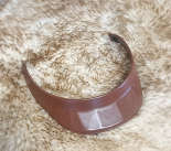 NACA VISOR SMALL CUIR BRUIN