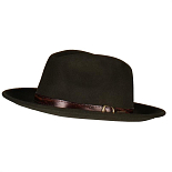 WOOLFELT HAT ROLLABLE OLIVE