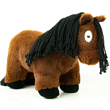 CRAFTY PONIES PAARDEN KNUFFEL BRUIN ZWART MANEN