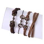 ARMBAND HVP JULA, SET VAN 3 ST BRUIN