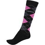 HORKA RIDING SOCKS GREY/PINK 