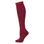 HARRY'S HORSE KOUSEN RUIT FUCHSIA/GRIJS/ROZE 