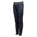 HARRY'S HORSE RIJBROEK STOUT! LIME FULL GRIP NAVY 