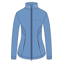 KIDS TECH CARDIGAN HVPLILIAN LIGHTBLUE