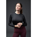 CATAGO AMINA LOGO LS T-SHIRT BLACK