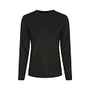 CATAGO AMINA LOGO LS T-SHIRT BLACK