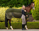 QHP RIJLEGGING JORINE FULL GRIP TAUPE