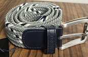 KINGSLAND GEVLOCHTEN RIEM JAN GRIJS 100 CM