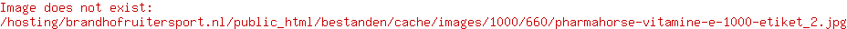 PHARMAHORSE VITAMINE E