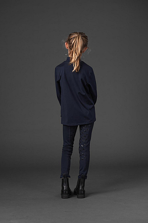 VERONA WINTER RIJBROEK MET VOERING ZWART