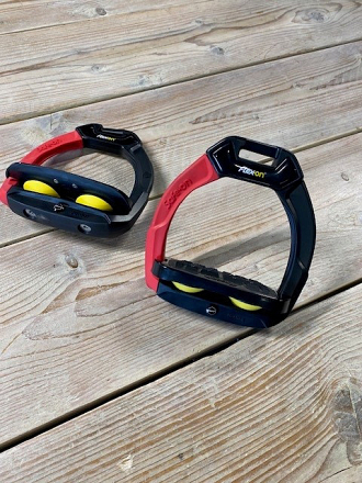 FLEX-ON SAFE-ON JUNIOR ZWART ROOD GEEL