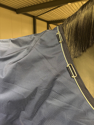 Dominick Stable Rug 350 g Navy/Navy&White 140 6'4