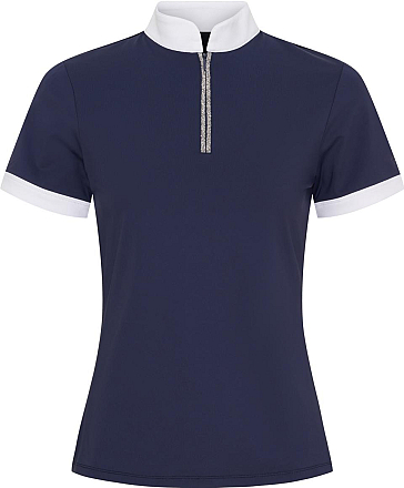 CATAGO NICE SS BLOUSE NAVY L