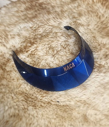 NACA VISOR L BLUE MATTE LOGO RG