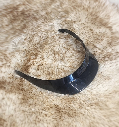 NACA VISOR S ONYX BLK GLOW LOG.BLK