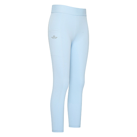KIDS RIDING TIGHTS LIGHTBLUE HVPLOTTE 