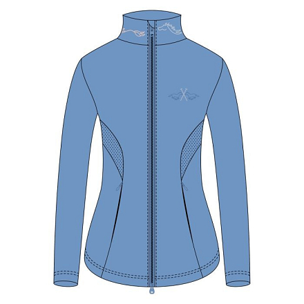 KIDS TECH CARDIGAN HVPLILIAN LIGHTBLUE