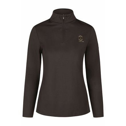 ESKADRON HALF-ZIP SHIRT HERITAGE ZWART