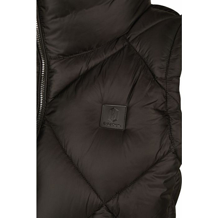 ESKADRON QUILT-WAISTCOAT HERITAGE BLACK TRUFFLE