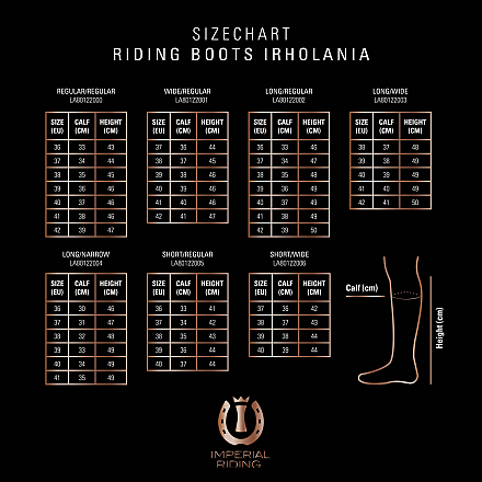 IMPERIAL RIDING RIJLAARZEN IRHOLANIA 41  BLACK  LANG/SMAL