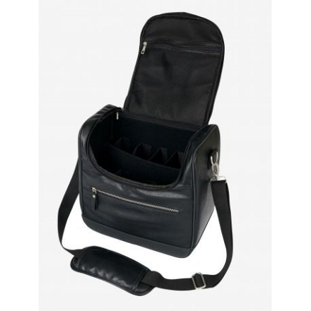 LEMIEUX LUXURY LEATHER GROOMING BAG 