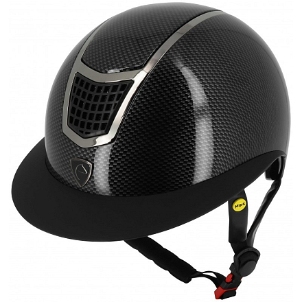 EQUITHÈME Cap Airy LM Zwart/Carbon