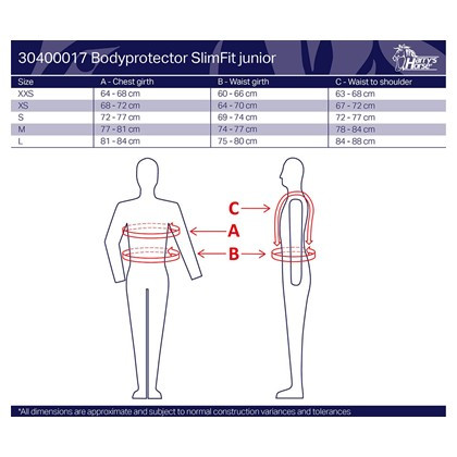 HARRY'S HORSE BODYPROTECTOR SLIMFIT JUNIOR 