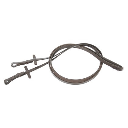 HARRY'S HORSE TEUGELS LEDER MET RUBBER GEVOERD